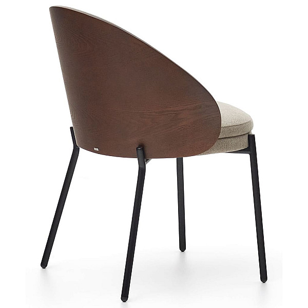 Стілець La Forma EAMY C0100003HE03 Світло-коричневий тканина Синель-9