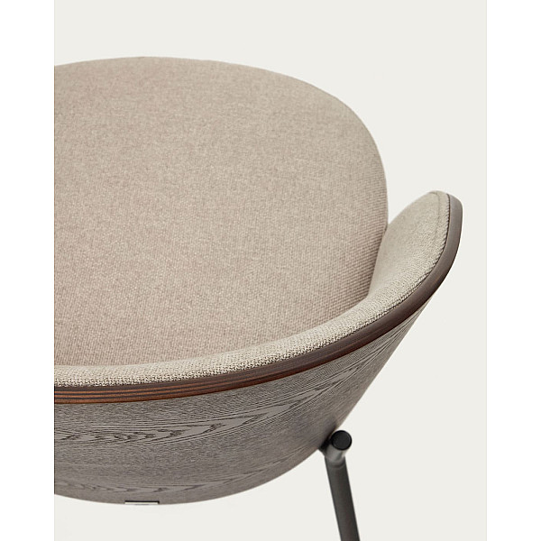 Стілець La Forma EAMY C0100003HE03 Світло-коричневий тканина Синель-14