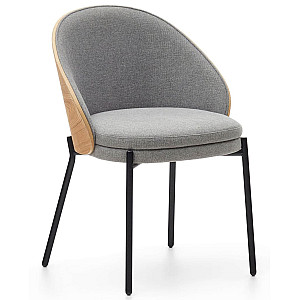 Стул La Forma EAMY C0100003HE12 Светло-серый ткань Синель