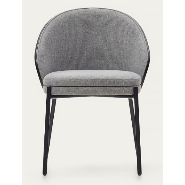 Стул La Forma EAMY C0100004HE12 Светло-серый ткань Синель-3