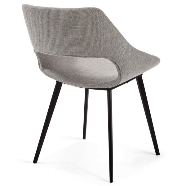 Стул La Forma Hest CC1149PK03 Светло-серый ткань-4