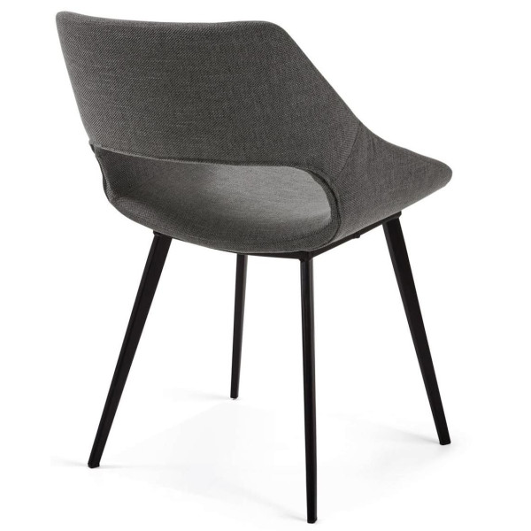 Стілець La Forma Hest CC1149PK15 Темно-сірий тканина-3