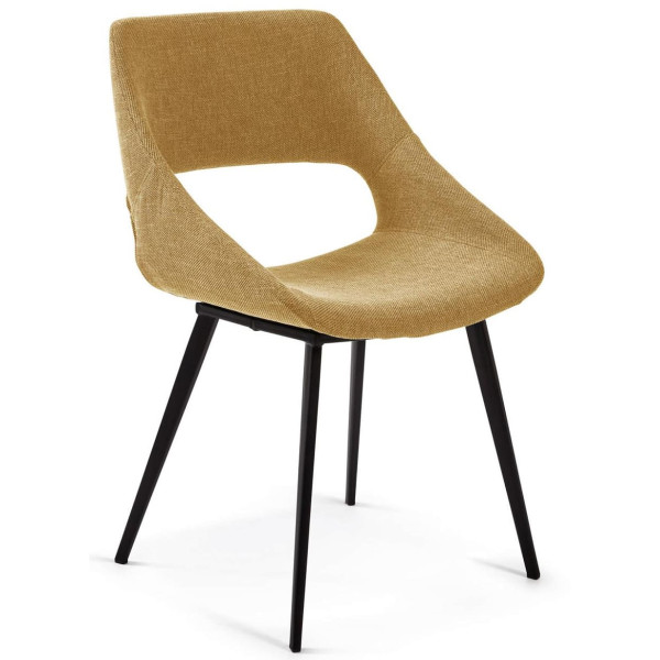 Стул La Forma Hest CC1149PK81 Горчичный ткань-0