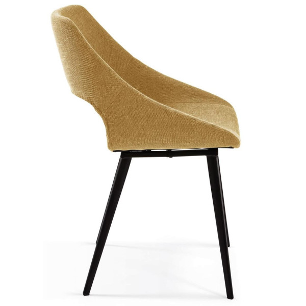 Стул La Forma Hest CC1149PK81 Горчичный ткань-2