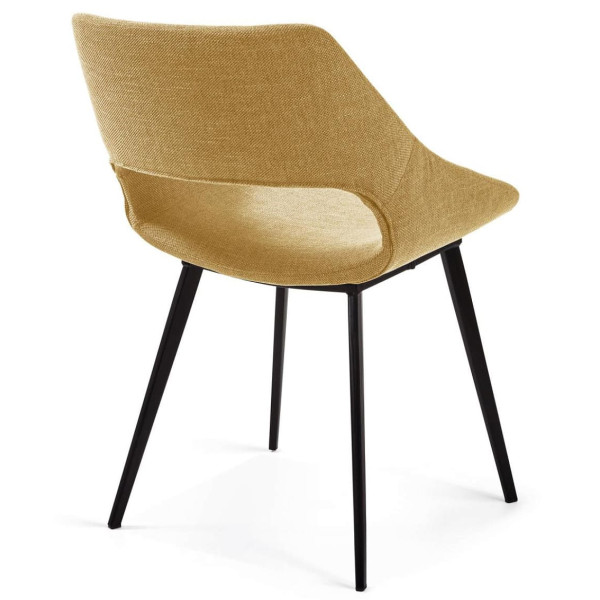 Стул La Forma Hest CC1149PK81 Горчичный ткань-3