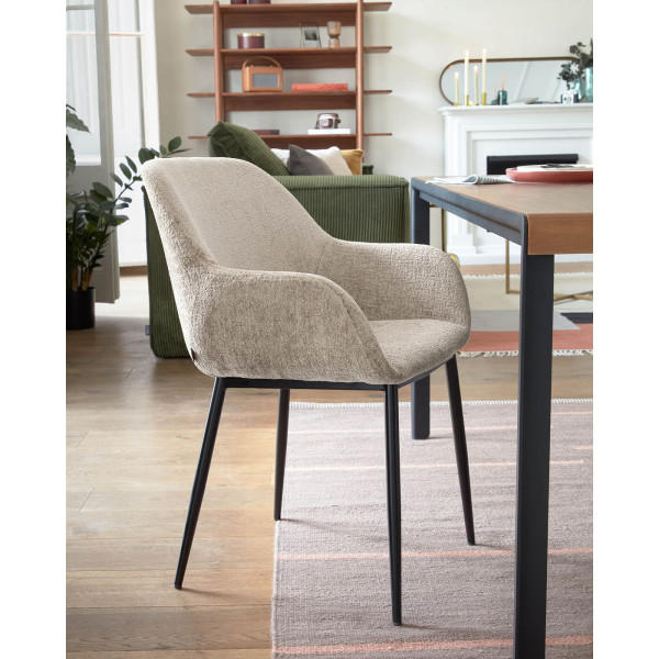 Стул La Forma KONNA CC0934BG12 Бежевый ткань-1