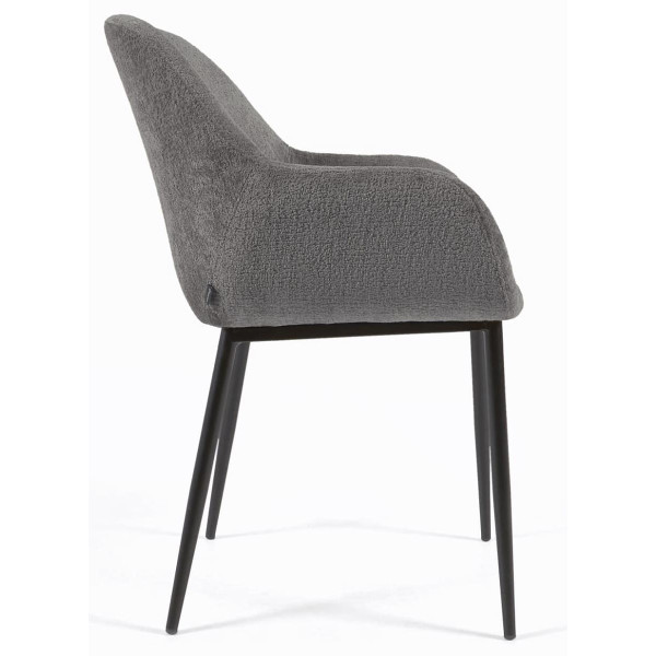Стілець La Forma KONNA CC0934BG15 Темно-сірий тканина-4