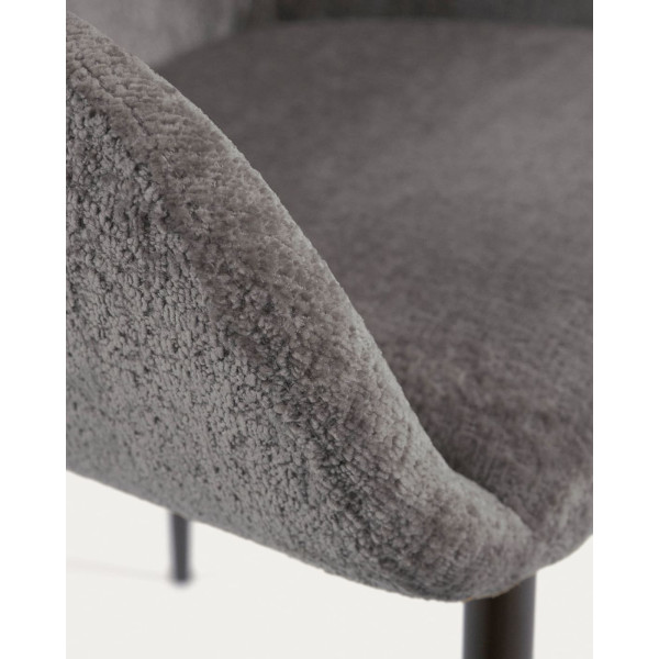 Стілець La Forma KONNA CC0934BG15 Темно-сірий тканина-7