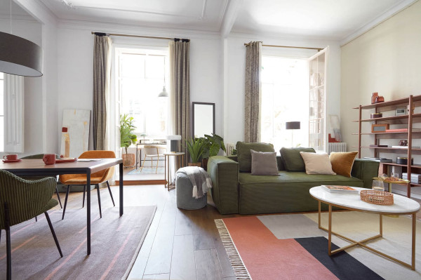 Стул La Forma KONNA CC0934BG81 Горчичный ткань-4