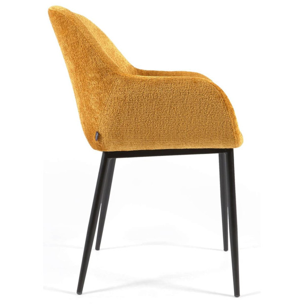 Стул La Forma KONNA CC0934BG81 Горчичный ткань-9