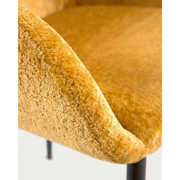Стул La Forma KONNA CC0934BG81 Горчичный ткань-12