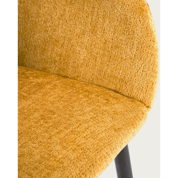 Стул La Forma KONNA CC0934BG81 Горчичный ткань-13
