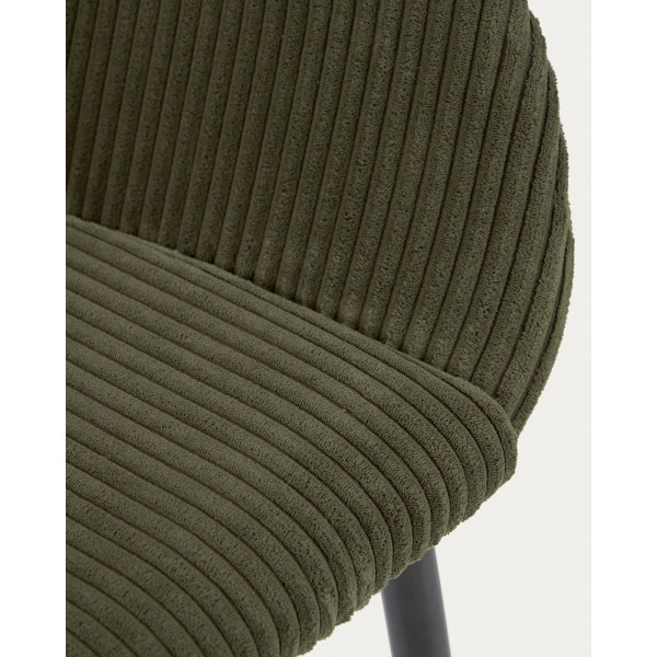 Стул La Forma KONNA CC0934LN19 Темно-зеленый вельвет-7