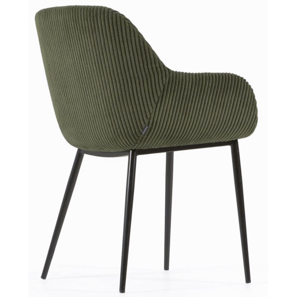 Стул La Forma KONNA CC0934LN19 Темно-зеленый вельвет-5