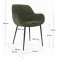 Стул La Forma KONNA CC0934LN19 Темно-зеленый вельвет-9-thumb
