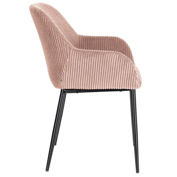 Стул La Forma KONNA CC0934LN24 Розовый вельвет-2