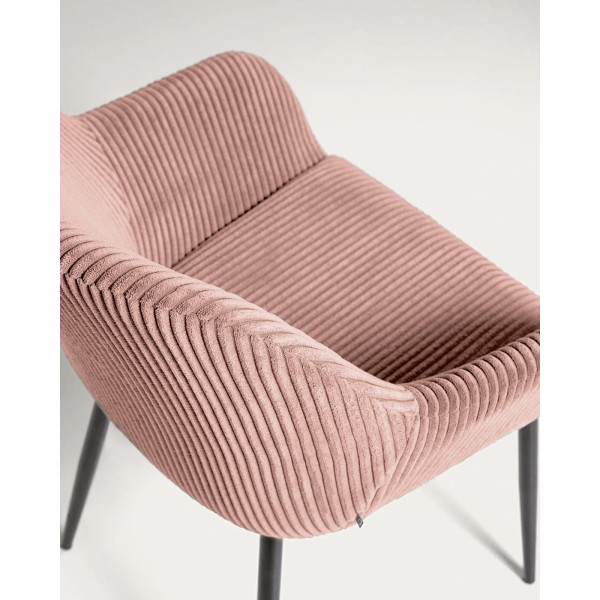 Стул La Forma KONNA CC0934LN24 Розовый вельвет-6