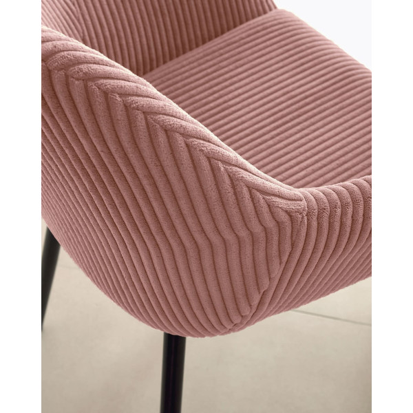 Стул La Forma KONNA CC0934LN24 Розовый вельвет-5