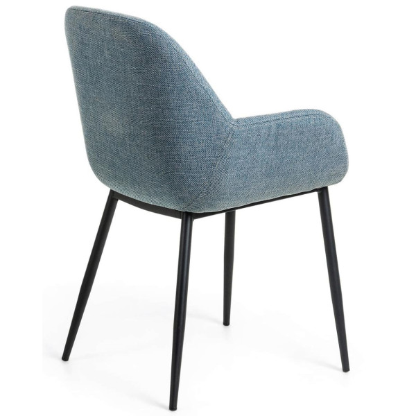 Стілець La Forma KONNA CC0934PK26 Блакитний тканина-4