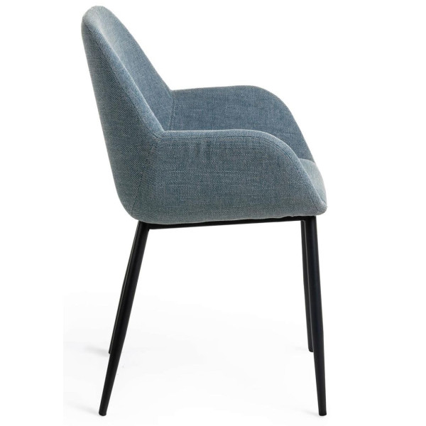 Стілець La Forma KONNA CC0934PK26 Блакитний тканина-3