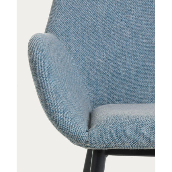 Стілець La Forma KONNA CC0934PK26 Блакитний тканина-5
