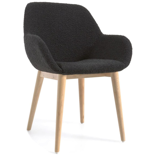 Стул La Forma KONNA CC5212J01 Черный букле-0