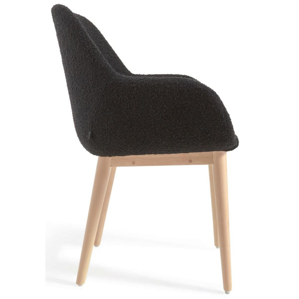 Стул La Forma KONNA CC5212J01 Черный букле-4