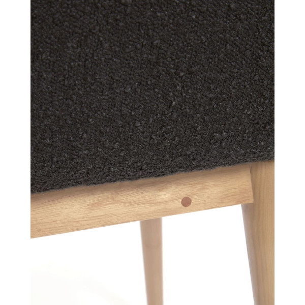 Стул La Forma KONNA CC5212J01 Черный букле-8