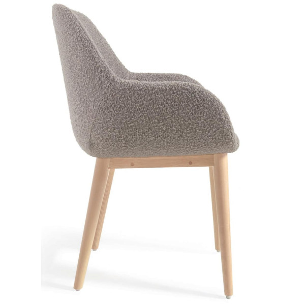 Стул La Forma KONNA CC5212J14 Серый букле-4