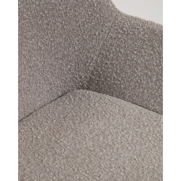 Стул La Forma KONNA CC5212J14 Серый букле-7