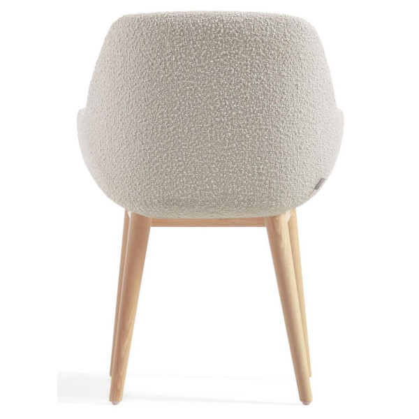 Стілець La Forma KONNA CC5212J33 Білий букле-8