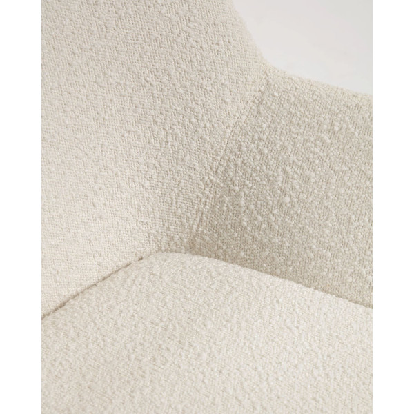 Стілець La Forma KONNA CC5212J33 Білий букле-9