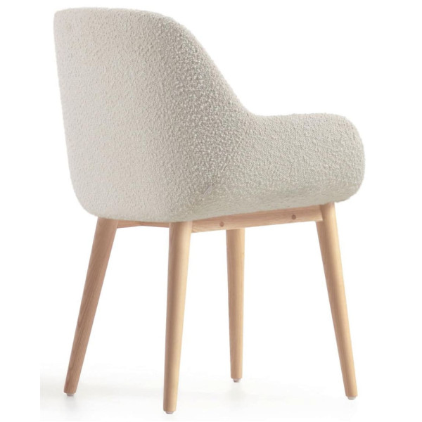 Стілець La Forma KONNA CC5212J33 Білий букле-7