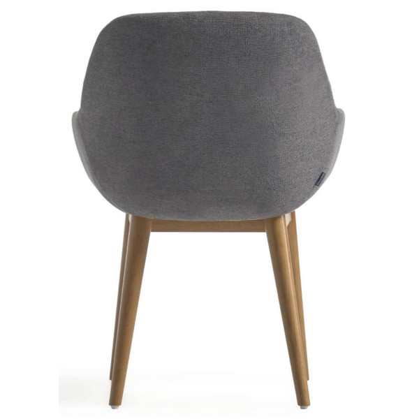 Стілець La Forma KONNA CC5212KY15 Темно-сірий тканина синель-6