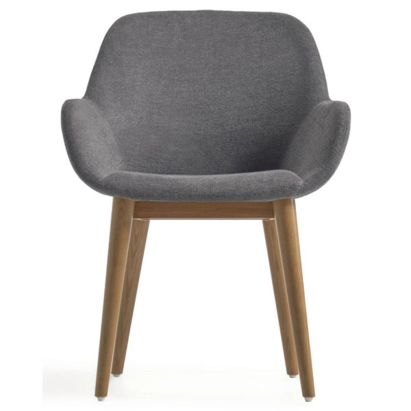 Стілець La Forma KONNA CC5212KY15 Темно-сірий тканина синель-3