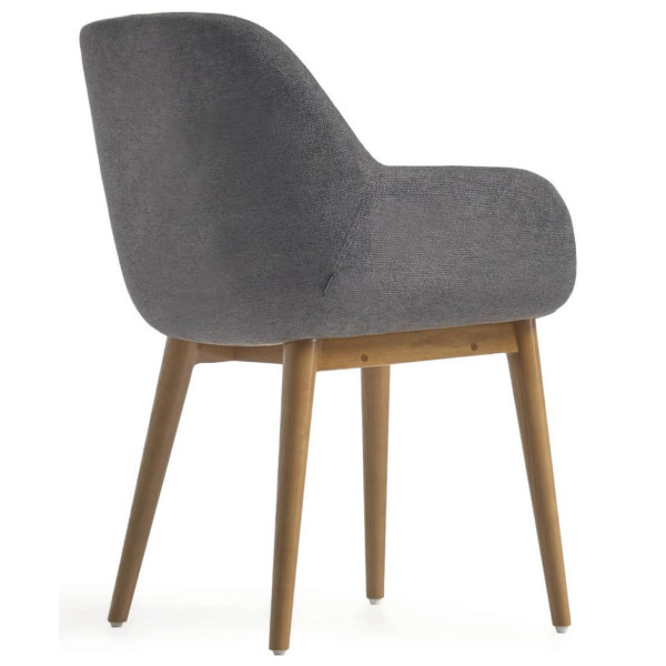Стілець La Forma KONNA CC5212KY15 Темно-сірий тканина синель-5