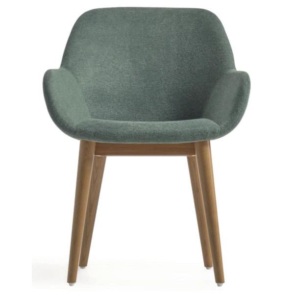 Стул La Forma KONNA CC5212KY19 Зеленый ткань синель-3