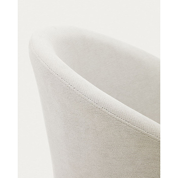 Поворотний стілець La Forma MARVIN C0100112KY12 Бежевий тканина-5