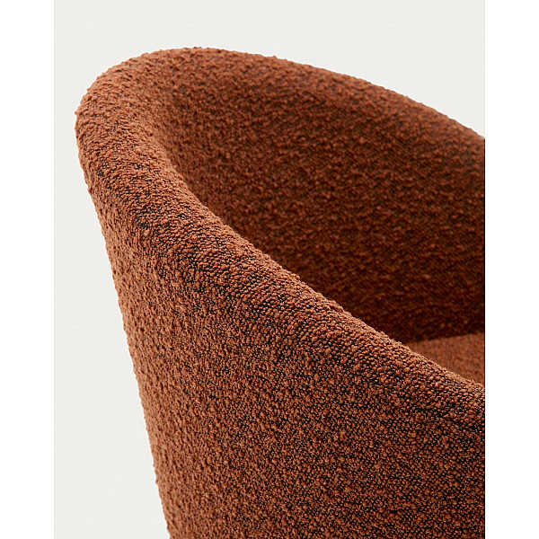 Поворотный стул La Forma MARVIN C0100114TB86 Коричневый букле-7