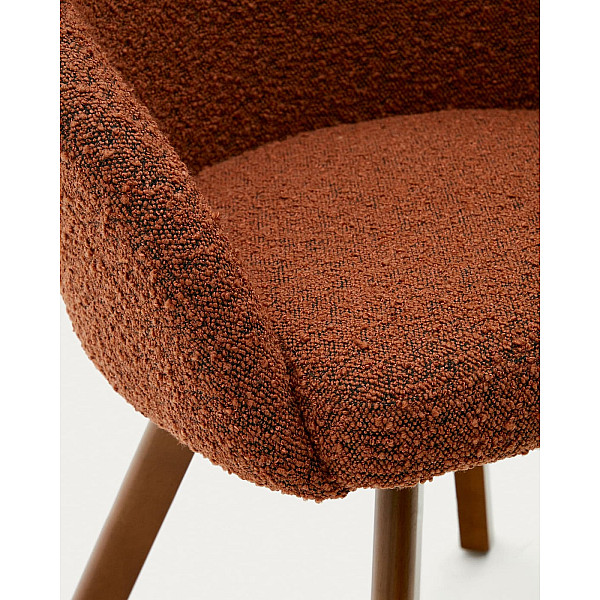 Поворотный стул La Forma MARVIN C0100114TB86 Коричневый букле-6