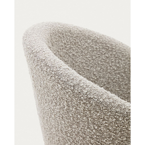 Поворотный стул La Forma MARVIN C0100112TB14 Серый букле-7