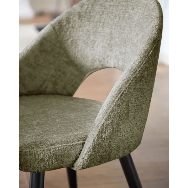 Стілець La Forma Mael Зелений CC2211BG19 тканина-7