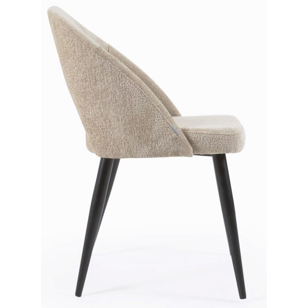 Стілець La Forma Mael CC2211BG12 Бежевий тканина-6