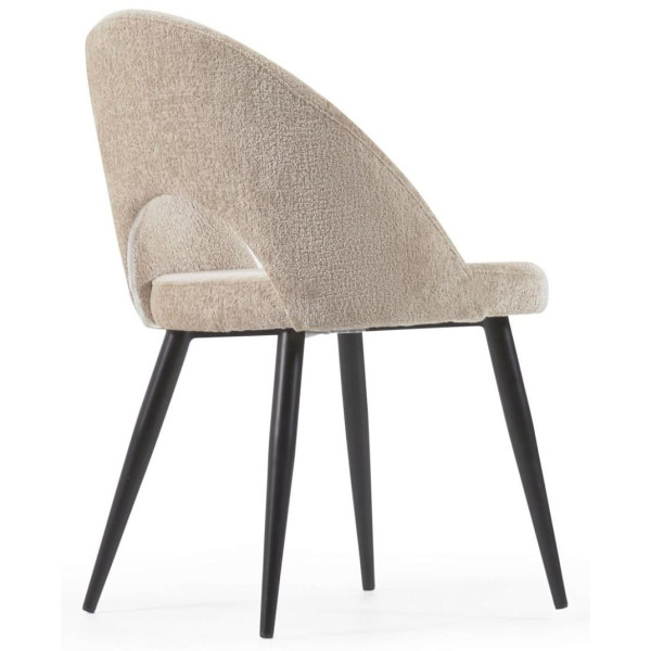 Стілець La Forma Mael CC2211BG12 Бежевий тканина-7