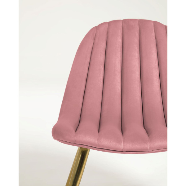 Стілець La Forma Marlene CC2210JU24 Рожевий тканина-6