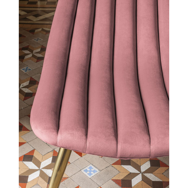 Стілець La Forma Marlene CC2210JU24 Рожевий тканина-2