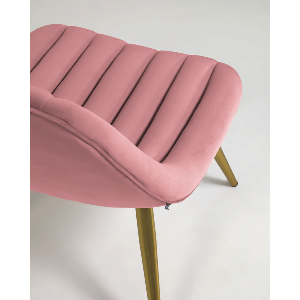 Стілець La Forma Marlene CC2210JU24 Рожевий тканина-8