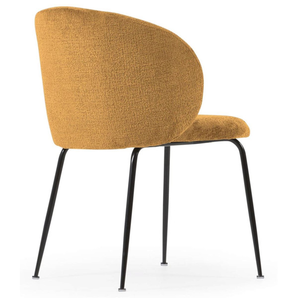 Стілець La Forma Minna CC1167BG81 Гірчичний тканина-4