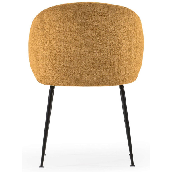 Стілець La Forma Minna CC1167BG81 Гірчичний тканина-5