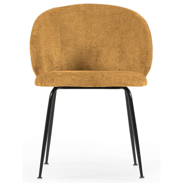 Стілець La Forma Minna CC1167BG81 Гірчичний тканина-2